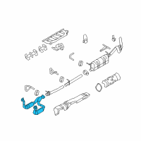 OEM Ford F-250 Super Duty Catalytic Converter Diagram - 9C3Z-5F250-E