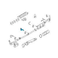 OEM 2008 Ford F-350 Super Duty Intermed Pipe Bracket Diagram - 8C3Z-5A242-LA