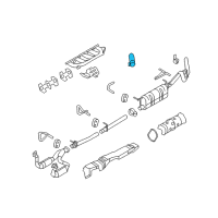 OEM 2008 Ford F-250 Super Duty Tailpipe Extension Diagram - 8C3Z-5K238-A