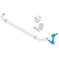 OEM 2006 Infiniti M35 Rod Assy-Connecting, Stabilizer Diagram - 54668-EG02C