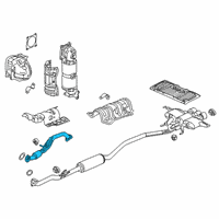 OEM Honda Civic Pipe, Exhuast (A) Diagram - 18210-TGH-A02