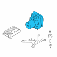 OEM 2012 BMW 535i GT xDrive Dsc Hydraulic Unit Diagram - 34-51-6-850-073