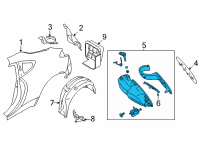 OEM Toyota Fuel Pocket Diagram - SU003-09102