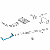 OEM 2020 Toyota Sienna Front Pipe Diagram - 17410-0P591
