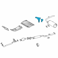 OEM 2017 Toyota Sienna Insulator Cushion Diagram - 17571-0P180