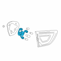 OEM 2014 Chevrolet Traverse Socket & Wire Diagram - 22862120