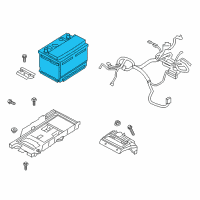 OEM 2016 Ford Fusion Battery Diagram - BXT-90T5-500