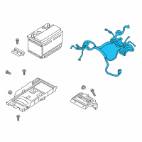OEM 2020 Ford Fusion Positive Cable Diagram - HG9Z-14300-AK