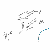 OEM 2008 Nissan 350Z Hose-Washer Diagram - 28935-CD000