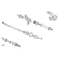 OEM Band, Shaft Boot (Double Rolled Band) Diagram - 44329-SV4-305