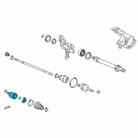 OEM 2011 Acura RL Set, Joint Complete In Diagram - 44310-SJA-305