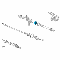 OEM 2014 Acura TL Bearing, Half Shaft (NTN) Diagram - 91057-SH3-008