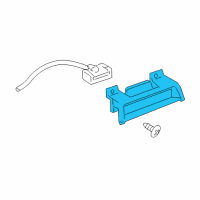 OEM 2009 Hummer H3 High Mount Lamp Diagram - 19330403