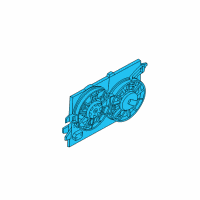 OEM 2003 Ford Focus Fan Assembly Diagram - 3S4Z-8C607-BG