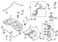 OEM 2019 Kia Stinger Pac K Diagram - 31141D9420