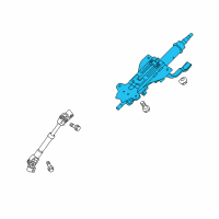 OEM 2011 Kia Forte Column Assembly-Upper Diagram - 563101M150