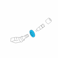 OEM 2009 GMC Canyon Transmitter Grommet Diagram - 25754190