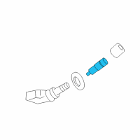 OEM 2011 Chevrolet Corvette Transmitter Valve Diagram - 25715244