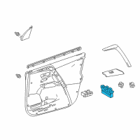 OEM 2014 Toyota Corolla Window Switch Diagram - 84820-0R040