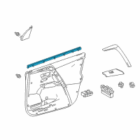 OEM 2015 Toyota RAV4 Belt Weatherstrip Diagram - 68171-0R030