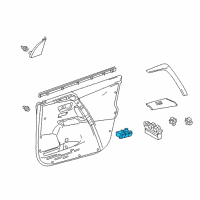 OEM 2017 Toyota RAV4 Memory Switch Diagram - 84927-0R010