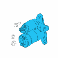 OEM Chevrolet City Express Starter Diagram - 19317693