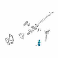 OEM 1996 Toyota 4Runner Shaft Assembly, Steering Diagram - 45860-35300