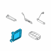 OEM Hyundai Venue Unit Assembly-IBU Diagram - 95400-K2510