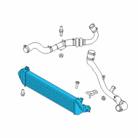 OEM Ford Transit Connect Intercooler Diagram - BV6Z-6K775-B