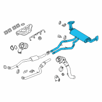 OEM BMW X5 Rear Muffler Diagram - 18-30-7-645-675