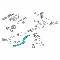 OEM 2014 BMW X5 Centre Muffler Diagram - 18-30-7-646-117