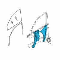 OEM BMW M5 Front Right Door Window Regulator Diagram - 51-33-8-252-394