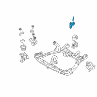 OEM 2007 Hyundai Sonata Engine Support Bracket, Front Diagram - 21670-25001