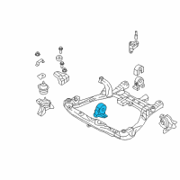 OEM 2008 Hyundai Sonata Bracket Assembly-Roll Stopper, Front Diagram - 21910-3K000