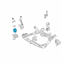 OEM 2008 Hyundai Sonata Insulator-Engine Mounting Bracket Diagram - 21812-3L500