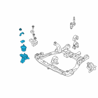 OEM 2008 Hyundai Sonata Engine Mounting Bracket Assembly Diagram - 21810-3K400