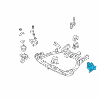 OEM 2007 Hyundai Sonata Transaxle Mounting Bracket Assembly Diagram - 21830-3K000