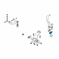 OEM Hyundai Sonata Ball Joint Assembly Diagram - 51760-38000