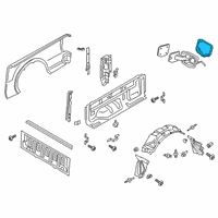 OEM Mount Plate Diagram - KB3Z-21405A26-A