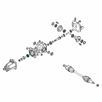 OEM 2012 Kia Sorento Bearing-Pinion, Outer Diagram - 530483B300