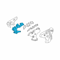 OEM 2004 Nissan Murano Exhaust Manifold Diagram - 14004-CA000