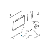 OEM 2009 Nissan Quest Clamp-Hose Diagram - 92527-0B701