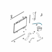 OEM 2007 Nissan Quest Hose-RESERVER Tank Diagram - 21741-5Z000