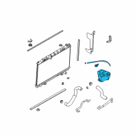 OEM 2006 Nissan Quest Tank Assy-Reserve Diagram - 21710-5Z000