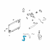 OEM 2003 Kia Optima Hose-Radiator Lower Diagram - 2541238160