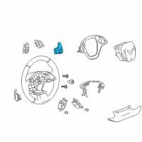 OEM Chevrolet Paddle Switch Diagram - 23272740