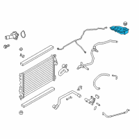 OEM Ford Escape Reservoir Diagram - CV6Z-8A080-C