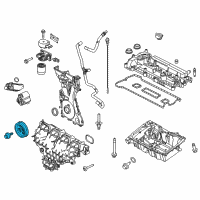 OEM 2018 Ford Focus Pulley Diagram - G1FZ-6312-A