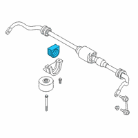 OEM 2019 BMW 740e xDrive Stabilizer Rubber Mounting Diagram - 37-12-6-865-287