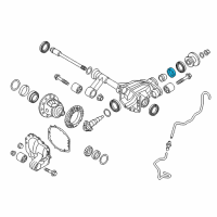 OEM 2017 Nissan Titan Bearing PINION Diagram - 38120-EZ20B